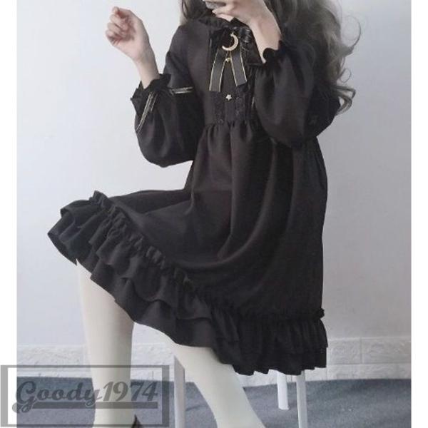ゴスロリ ワンピース 黒 ドレス ロリィタ 半袖 長袖 膝丈 Lolita ロリータファッション コスプレ 魔女 Buyee Buyee Japanese Proxy Service Buy From Japan Bot Online