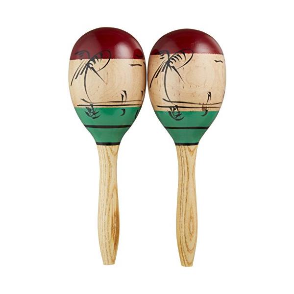 【ご購入後の当店からの連絡はご登録のメールアドレスに通知いたします。必ずご確認ください】【商品概要】スタンダードな木製卵型マラカスラテン音楽には欠かせないリズム楽器誰でも簡単に音が出せるので、お子様のおもちゃにもオススメ2本1組直径:86m...