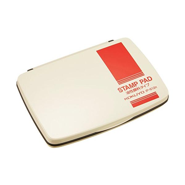 コクヨ スタンプ台 顔料タイプ 中形 赤 IP-612RZ