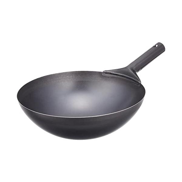 他サイト： 遠藤商事(Endo Shoji) TKG 中華鍋 北京鍋 30cm 共柄 片手 サイズ:φ300×深さ100mm 重量:1200g 材質:鉄 中華料理の商品画像