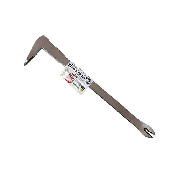 【ご購入後の当店からの連絡はご登録のメールアドレスに通知いたします。必ずご確認ください】【商品概要】材質:本体=ステンレス(SUS420)【商品説明】説明<商品説明>サビに強いステンレス製バール。内装工事・釘抜き・釘起しなどに最...