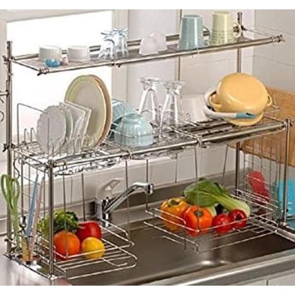 杉山金属 キチンとキッチンシンク収納ラック3段切替式 オプション KS