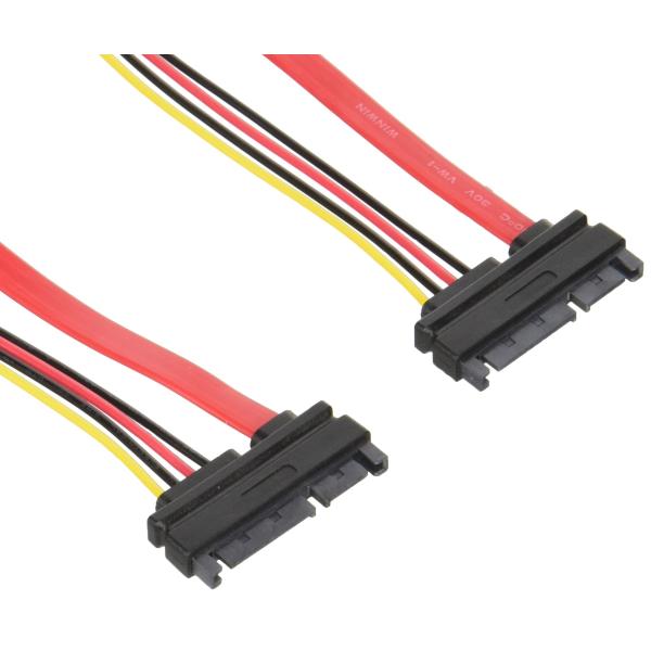 【ご購入後の当店からの連絡はご登録のメールアドレスに通知いたします。必ずご確認ください】【商品概要】端子 : SATA 7ピン+15ピン(オス - オス)【商品説明】説明SATA(7ピン)+SATA電源(15ピン)【商品詳細】ブランド：変換...