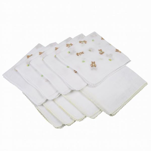 他サイト： イサム商会 綿100% ガーゼハンカチ アソート 31x31センチメートル (x 5) 10枚の商品画像
