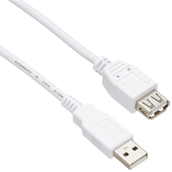 バッファロー USB AtoA 3m ホワイト プリンター用 BSUAA230WH