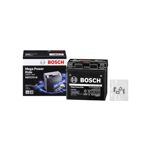 他サイト： BOSCH (ボッシュ)メガ・パワー・ライド 二輪車用バッテリー RBTZ7S-Nの商品画像