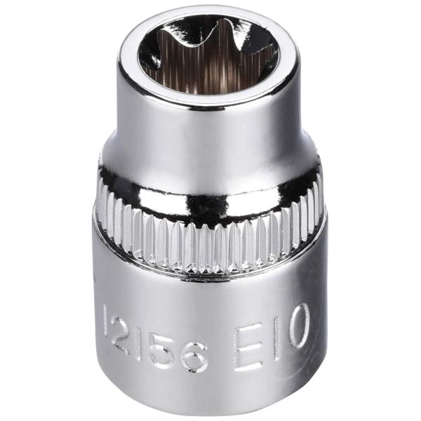 【ご購入後の当店からの連絡はご登録のメールアドレスに通知いたします。必ずご確認ください】【商品概要】●サイズ：E10●全長(L；mm)：26●内径寸法(mm)：9.42●対応ねじサイズ：M8●差込角(”ＳＱ)：3/8●ソケット外径(Ｄ１先端...