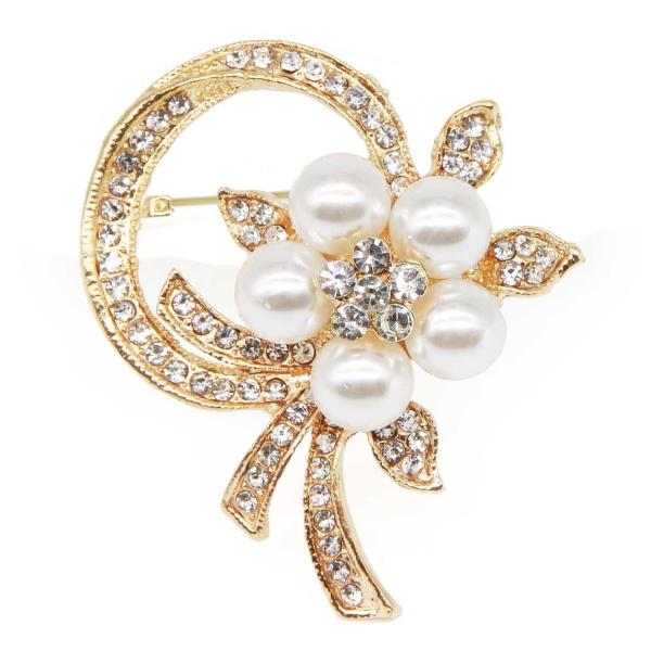 【ご購入後の当店からの連絡はご登録のメールアドレスに通知いたします。必ずご確認ください】【商品概要】華やかな襟元を演出する、入学式や卒業式にぴったりのブローチです。おしゃれなデザインで、セレモニーだけでなく、普段使いにもおすすめです。パール...