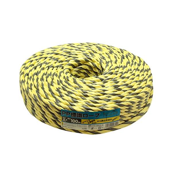 【ご購入後の当店からの連絡はご登録のメールアドレスに通知いたします。必ずご確認ください】【商品概要】原産国:日本サイズ：太さ8mmX長さ100m【商品説明】説明商品紹介イベント、工事現場などの立ち入り禁止区域の目印に！PE製より遥かに軽く、...