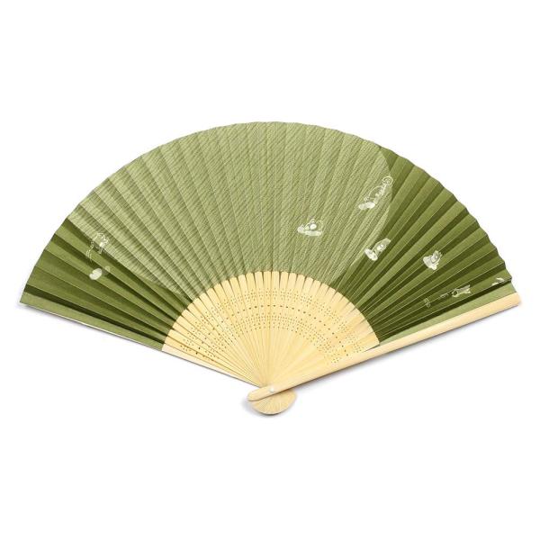 【ご購入後の当店からの連絡はご登録のメールアドレスに通知いたします。必ずご確認ください】【商品概要】【商品説明】柄名： しあわせむかえる<br />縁起を担ぐ楽しい言葉遊びをデザインした招福「コトバアソビ」の扇子です。<b...