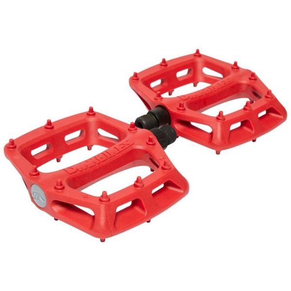 ディーエムアール(DMR) V6 PLASTIC PEDAL CRO-MO AXLE RED