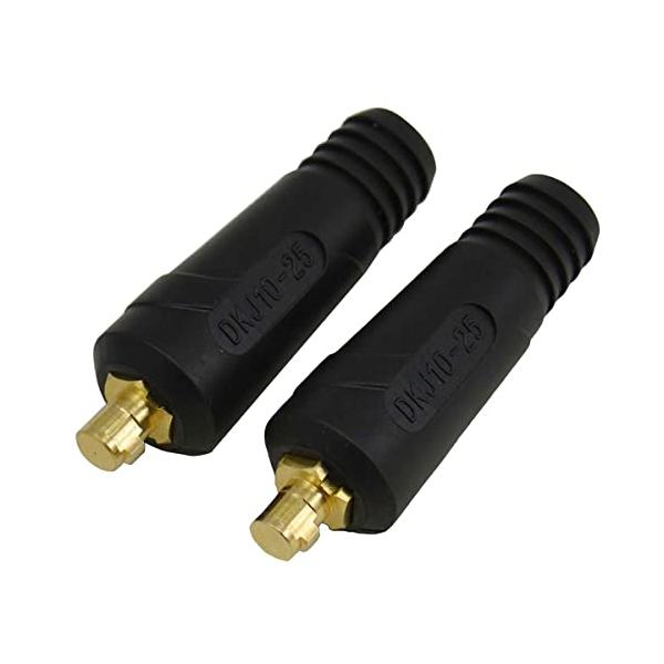 RIVERWELD TIG溶接ケーブルパネルコネクタプラグDKJ10-25 200Ampダイスクイック継手2個