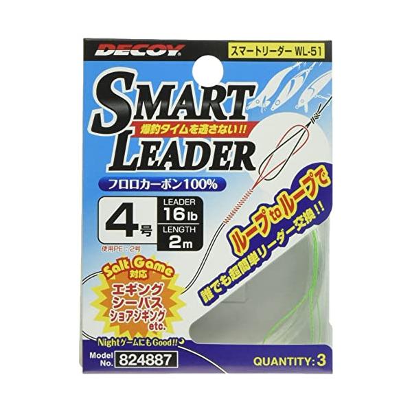 【ご購入後の当店からの連絡はご登録のメールアドレスに通知いたします。必ずご確認ください】【商品概要】サイズ(号):#4サイズ(lb):16lbPEラインカラー:グリーン全長:2mループ部:約5cm材質:リーダー部/フロロカーボン100% ル...