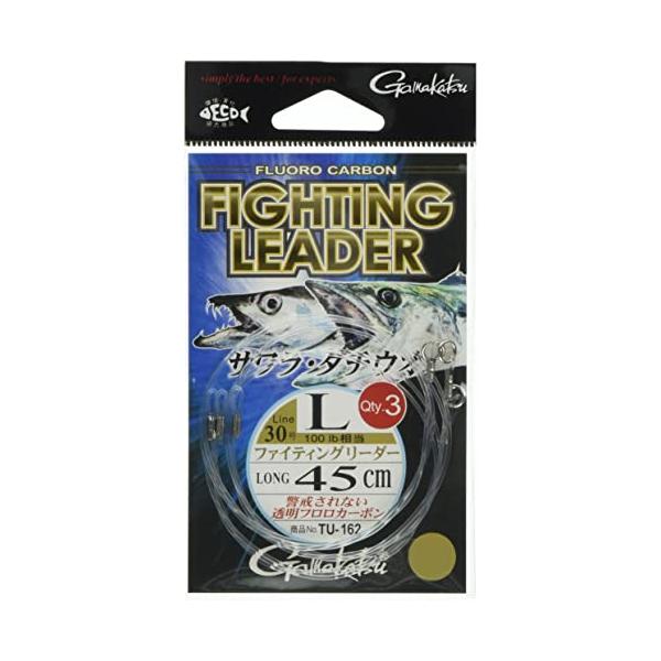 【ご購入後の当店からの連絡はご登録のメールアドレスに通知いたします。必ずご確認ください】【商品概要】主な対応魚種:サワラ タチウオ 青物素材:フロロカーボン全長:45cm / 号数:M(22号)カラー:透明入り数:3組【商品説明】リーダー結...