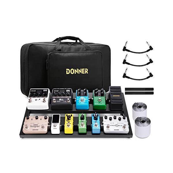 他サイト： Donner ペダルボード ギターエフェクターケース 軽量 バッグ＆面ファスナー付き (500x290MM)の商品画像