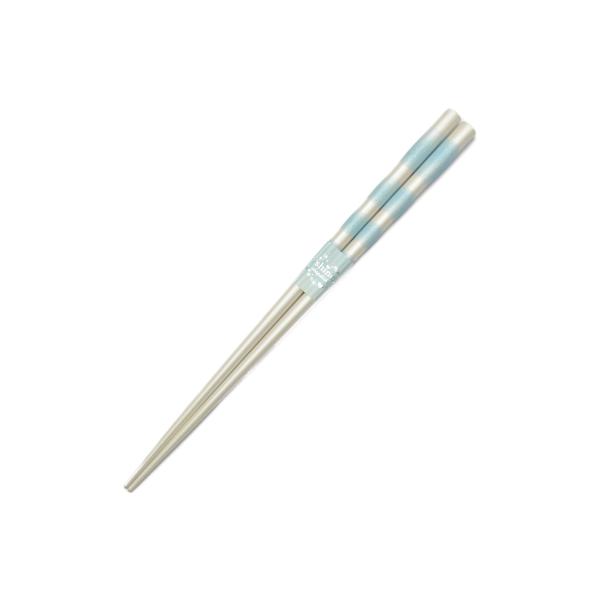 アオバ 箸 とんぼ玉 マシュマロ 水色 23cm 【234166】 食洗機対応 日本製