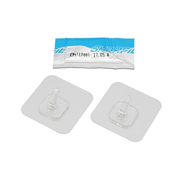 大一鋼業 穴をあけずに傷もつけない! キレイにはがせる 壁紙フック 2個入り 耐荷重:約1Kg KA-C