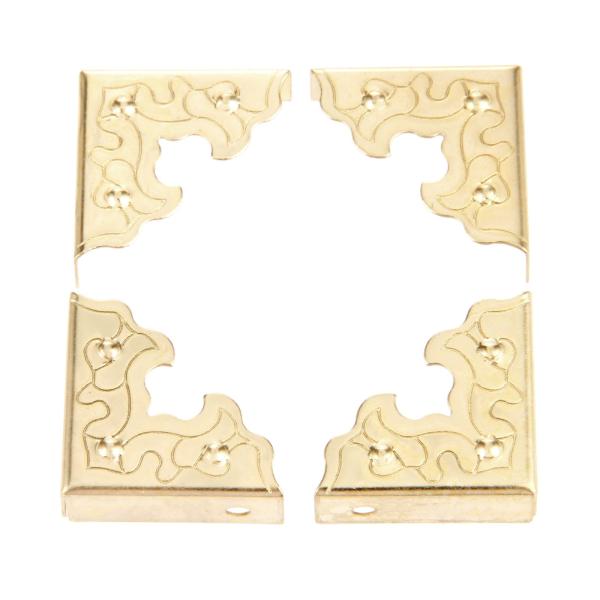 【ご購入後の当店からの連絡はご登録のメールアドレスに通知いたします。必ずご確認ください】【商品概要】? このコーナー金具は高品質の亜鉛合金で作られています。非常に耐用で長時間使用できます。耐久性、耐摩耗性、耐腐食性があります。 サイズ：25...