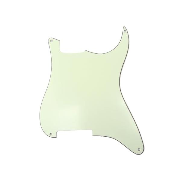 【ご購入後の当店からの連絡はご登録のメールアドレスに通知いたします。必ずご確認ください】【商品概要】すべてのStratタイプギターカスタム用の良いブランクピックガード4穴、ピックアップなしプラスチック製、厚さ2.0-2.2mm（0.08-0...