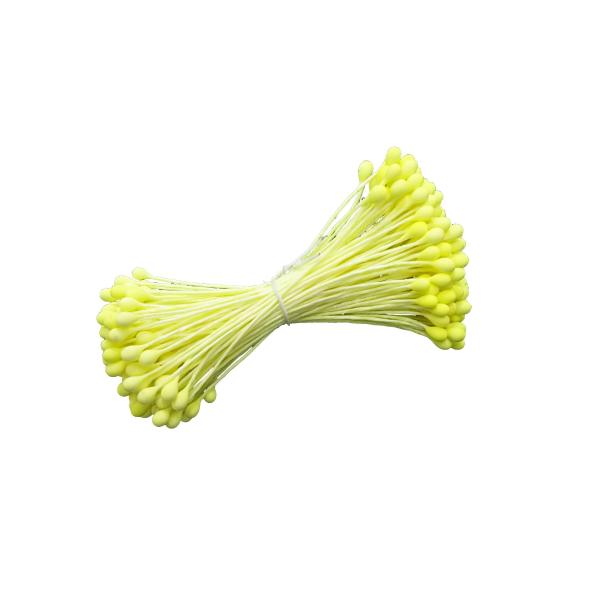 亀島商店 アートフラワー花芯 素玉ペップ大 黄色2束入 KP-058