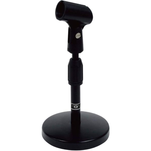 他サイト： キクタニ 卓上マイクスタンド 高さ調節 225mm~330mm マイクホルダー付 AD-11の商品画像