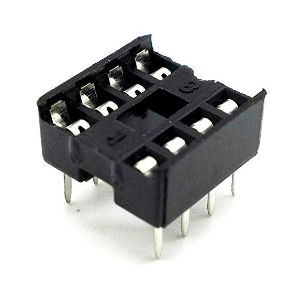 【ご購入後の当店からの連絡はご登録のメールアドレスに通知いたします。必ずご確認ください】【商品概要】サイズ(約)：10mm × 10.1mm × 8.3mm丸タイプ 8ピンのICソケットです。10個セット【商品説明】サイズ(約)：10mm ...