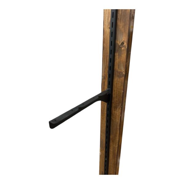和気産業(Waki Sangyo) 1X4ピラシェル棚受 棚受け金具 1X4材 3枚用 左 256mm ピラシェルシリーズ 棚板 壁面 収納 1枚入