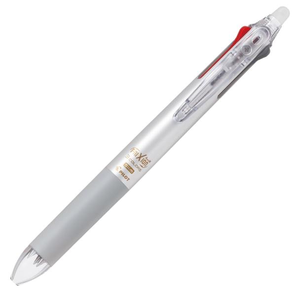 パイロット 3色ボールペン フリクション ボール3 スリム 0.38mm シルバー LKFBS60UF-S