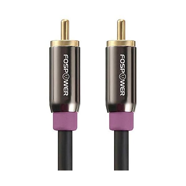 【ご購入後の当店からの連絡はご登録のメールアドレスに通知いたします。必ずご確認ください】【商品概要】[接続性] FosPowerのプレミアムサブウーファーシングル RCAオス to シングルRCAオスオーディオケーブルはサブウーファースピー...