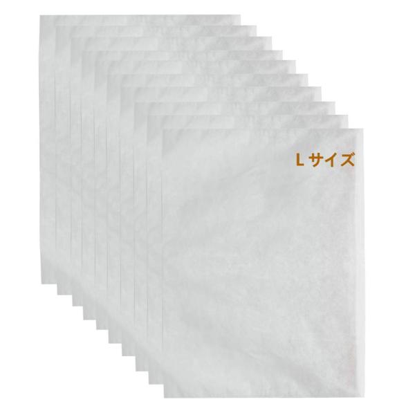 ATPWONZ ふんわり不織布保管袋 Lサイズ（52X70cm）10枚入り バッグ収納袋 保管袋 ほこりよけ 通気性優しい 革製の鞄や衣類の収納に最適