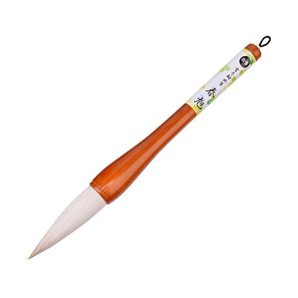 【ご購入後の当店からの連絡はご登録のメールアドレスに通知いたします。必ずご確認ください】【商品概要】穂径(約)20mm 穂長(約)81mm 全長(約)255mm.穂先:中鋒.穂首材質:馬尾毛、羊毛、白天尾.腰があり書きやすい書初め筆、八つ切...