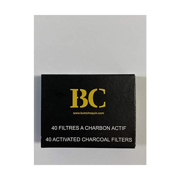 Bub・Choquin BC 9mm チャコール フィルター 40本入り BC-F-9/40