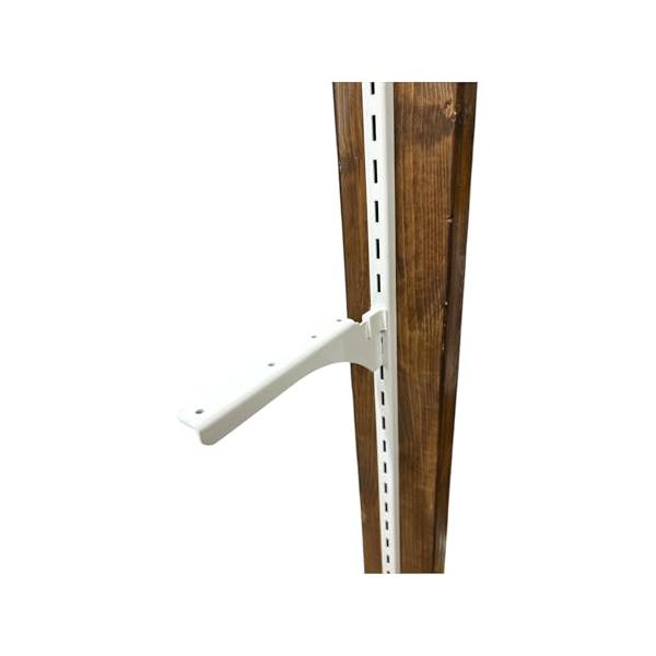 和気産業(Waki Sangyo) 1X4ピラシェル棚受 棚受け金具 1X4材 2枚用 右 167mm ピラシェルシリーズ 棚板 壁面 収納 1枚入