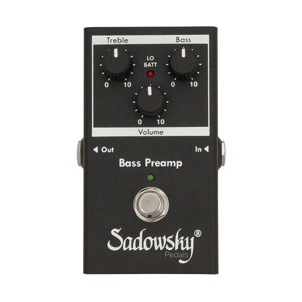 他サイト： Sadowsky ベースプリアンプ/EQエフェクトペダル SAC PED SBP 2 V2 黒の商品画像