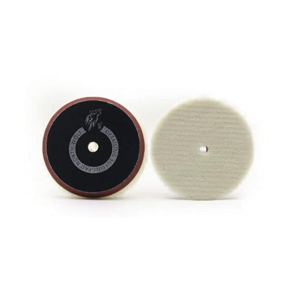 【ご購入後の当店からの連絡はご登録のメールアドレスに通知いたします。必ずご確認ください】【商品概要】パッド面130mm 外径150mm初期研磨に威力を発揮しますウールの長さをショートタイプとしコンパウンドのキレが良いパッドになりますパッドと...