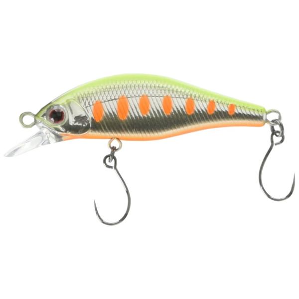 【ご購入後の当店からの連絡はご登録のメールアドレスに通知いたします。必ずご確認ください】【商品概要】渓流から本流までをカバーする フラットサイドトゥイッチングミノーシンキング43mm3.3gHook Size:#10シングル【商品説明】【商...