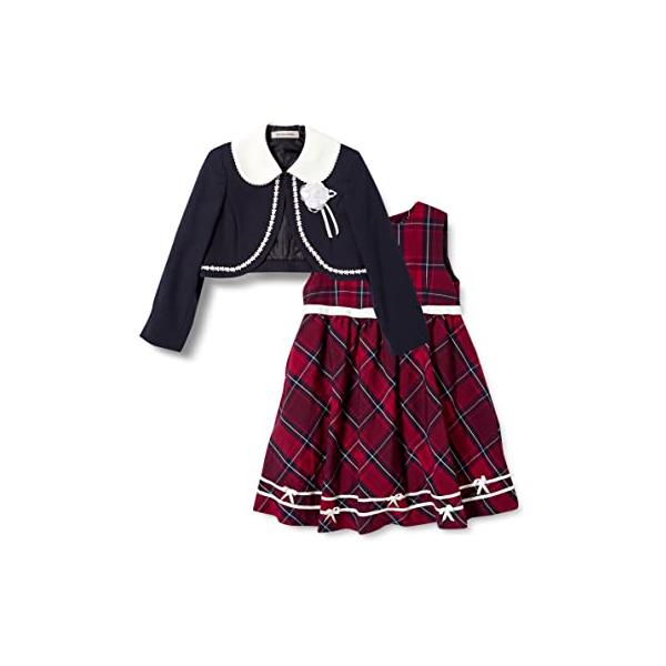 【ご購入後の当店からの連絡はご登録のメールアドレスに通知いたします。必ずご確認ください】【商品概要】SIZE:110 ボレロ(肩幅:28cm 袖丈:36.5cm 身幅:34cm 着丈:27cm)ワンピース(肩幅:26cm 身幅:32cm 着...