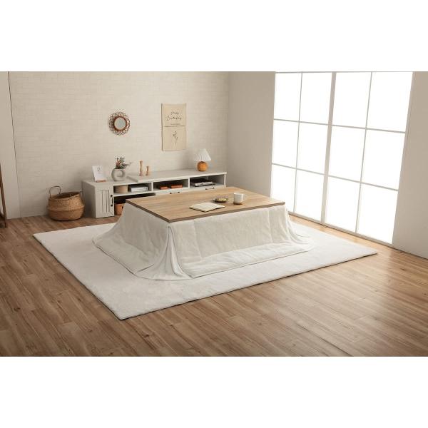 [Ikehiko Corporation] こたつ掛けふとん 4550317203954 スノーホワイト 約180×220cm