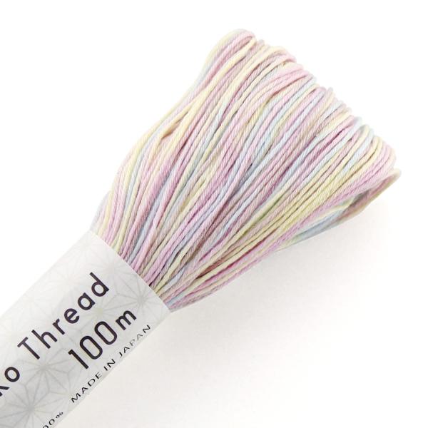 オリムパス製絲 刺し子糸 SashikoThread 100ｍ カラフル col.194