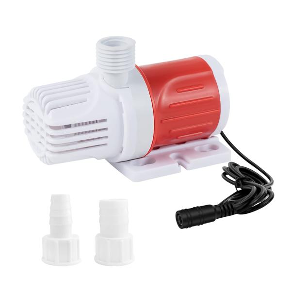 Tencen 水中ポンプ 小型 排水ポンプ 循環ポンプ 12V 高揚程5M 流量1100L/H 水陸両用 静音 電動 水やり 水槽の給排水 池ポンプ
