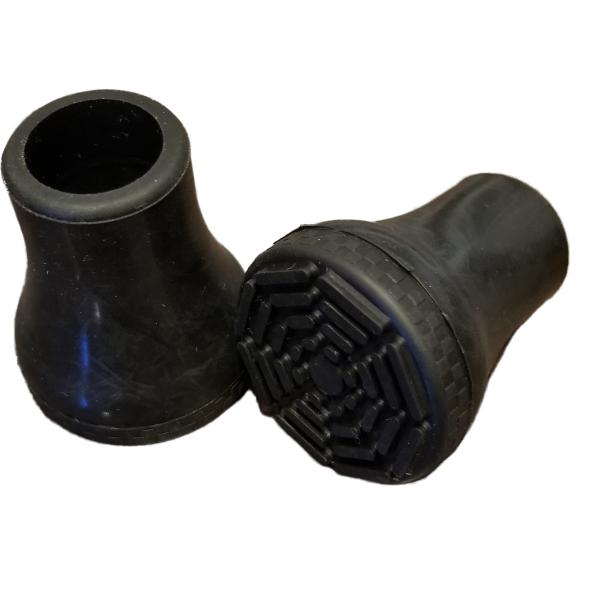 他サイト： ［近江一文字］杖 ゴム 杖の替えゴム つえ 先ゴム 滑りにくい 交換用 16mm ２個入り 耐摩耗 【雪道用ではありません】の商品画像