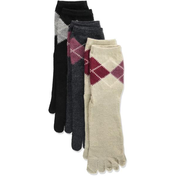 【ご購入後の当店からの連絡はご登録のメールアドレスに通知いたします。必ずご確認ください】【商品概要】プレミアムウール混で作ったソフトで暖かいとってもやさしいソックス5本指【商品説明】プレミアムウール混の5本指タイプ。3色各1足の3足セットで...