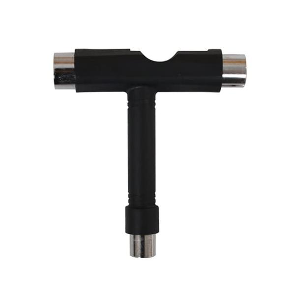 【ご購入後の当店からの連絡はご登録のメールアドレスに通知いたします。必ずご確認ください】【商品概要】スケボーのセットアップやメンテナンスなどに何かと必要なスケボー工具。トラックやウィールの着脱をはじめ、ベアリングの取り外しも１本でできる万能...