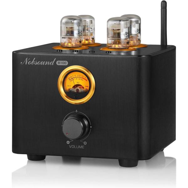 nobsound b100 真空管hybridアンプ Nobsound 上位版 B100 Bluetooth 5.0 真空管アンプ USB DAC COAX