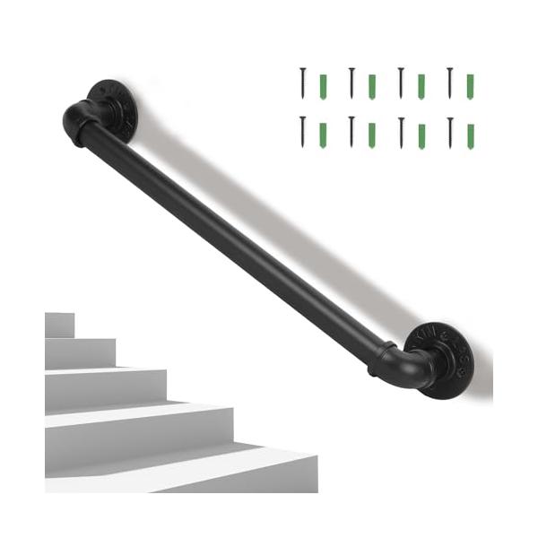 【ご購入後の当店からの連絡はご登録のメールアドレスに通知いたします。必ずご確認ください】【商品概要】?【高品質材質】階段手すりは高硬度亜鉛めっき鉄パイプで作られ、高温、防錆、平滑、頑丈で耐久性があり、耐摩耗耐掻き、耐用年数が長い。?【安全で...