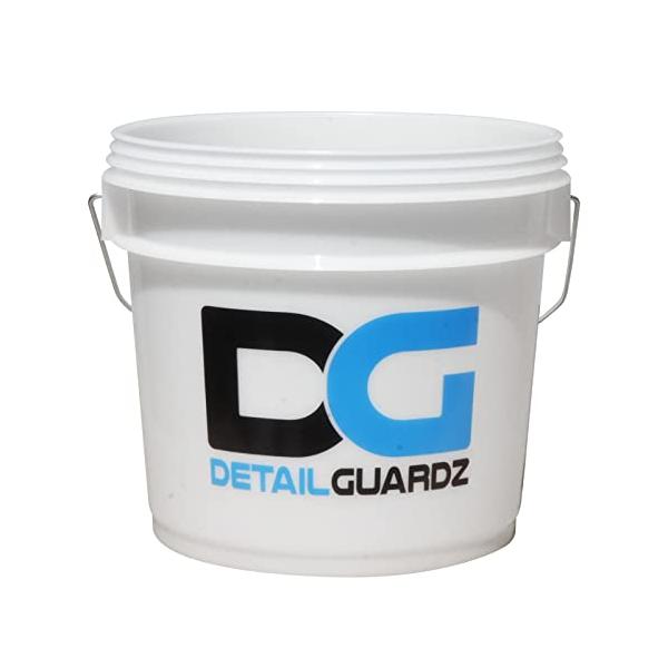 他サイト： ディテール ガーズ(Detail Guardz)オリジナルバケツ2.0 14L 水量が見えるクリアホワイト(半透明) 目盛り付き TR-P14L-NAの商品画像