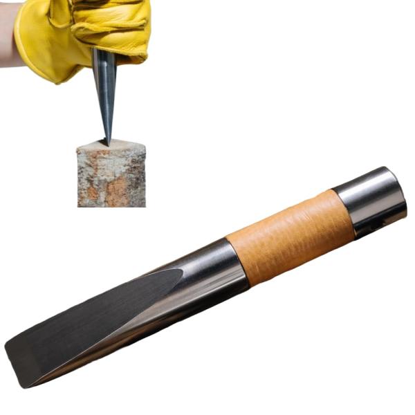 【ご購入後の当店からの連絡はご登録のメールアドレスに通知いたします。必ずご確認ください】【商品概要】【安定感ある薪割りクサビ「先鋒」】薪を割るクサビとしての機能、平タガネの握りやすさを合わせ持つキャンプ専用クサビです。【初心者でも扱える操作...