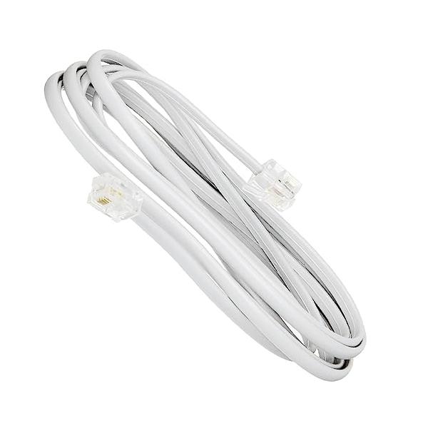 【ご購入後の当店からの連絡はご登録のメールアドレスに通知いたします。必ずご確認ください】【商品概要】パッケージ内容：テレフォンケーブルRJ11*1本。仕様：2芯、長さ：2m、重量：18g適用範囲：モジュラーソケットと家庭用電話機、ビジネスフ...