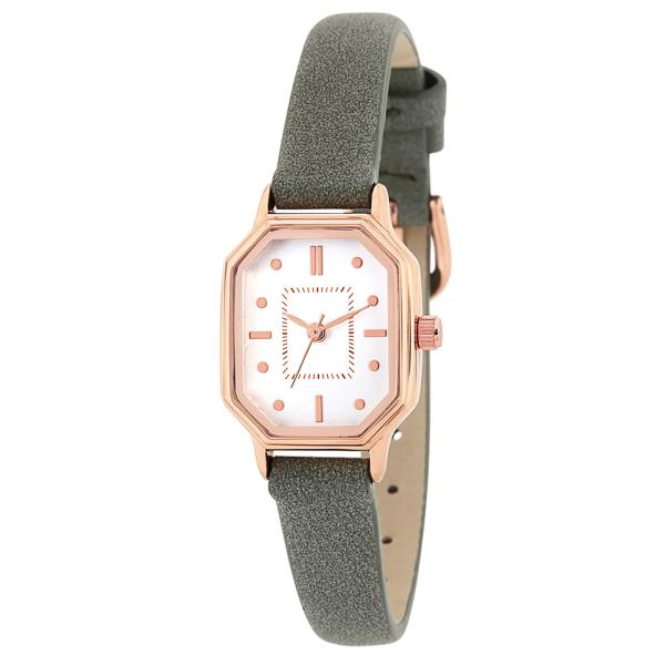 【ご購入後の当店からの連絡はご登録のメールアドレスに通知いたします。必ずご確認ください】【商品概要】フェイクレザーウォッチ【商品説明】８角の小さめケースとスエード調のベルトがマッチして、秋らしくクラシカルな雰囲気に。個性を感じさせながらもシ...