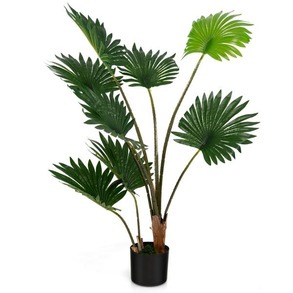 TANGKULA 観葉植物 フェイク 120cm フェイクグリーン 人工観葉植物
